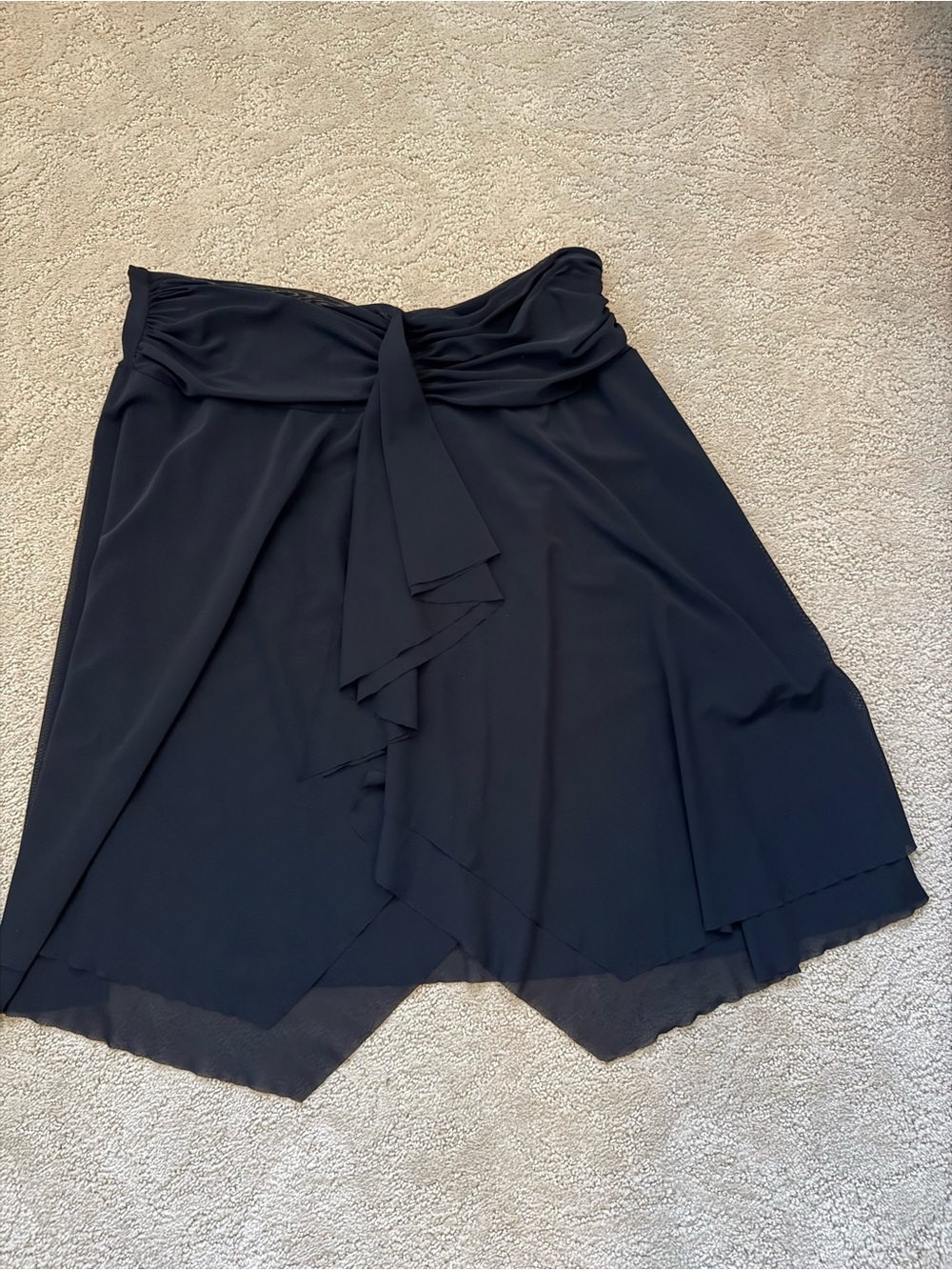 Tommy Bahama Black Layered Coverup